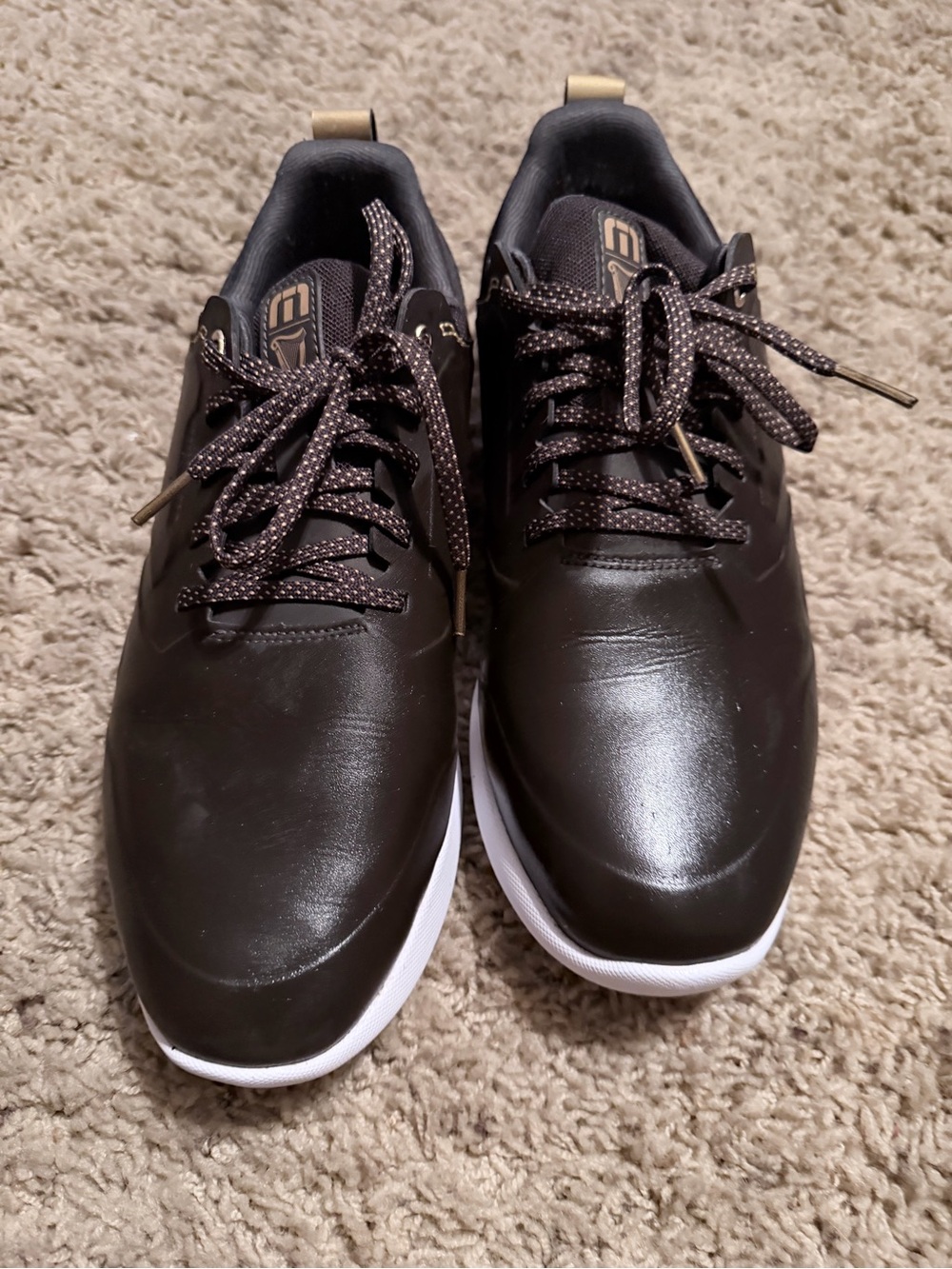TravisMathew x Guinness Men's Golf Shoes - Dark Brown with White Sole